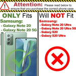 Black Hard Case For Samsung Galaxy Note 20 Hybrid Shockproof Slim Phone Cover