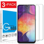 3 Pack Premium Tempered Glass Screen Protector For Samsung Galaxy A20 A30 A50