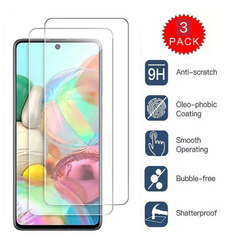 3 Pack Tempered Glass Screen Protector For Samsung Galaxy A51 A51 5G 2020
