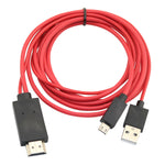 Mhl Micro Usb To Hdmi Cable 1080P Hdtv Lead For Htc Sensation Flyer