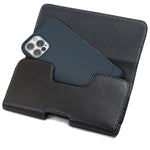 Iphone 12 Pro Max Holster Pouch Pu Leather Belt Clip Holder Case Compatible