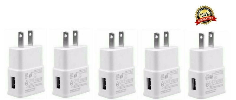 5X 2A Wall Charger Plug Home Travel Power Adapter For Iphone Samsung Android Lg