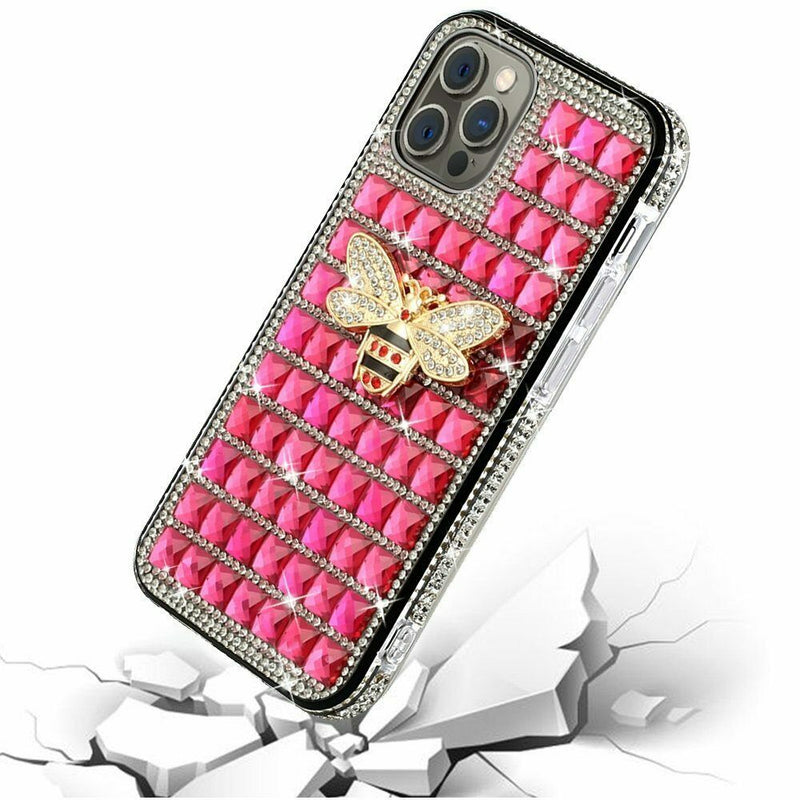 For Apple Iphone 11 Pro Max Xi6 5 Trendy Fashion Hybrid Case Cover Bee On Pink