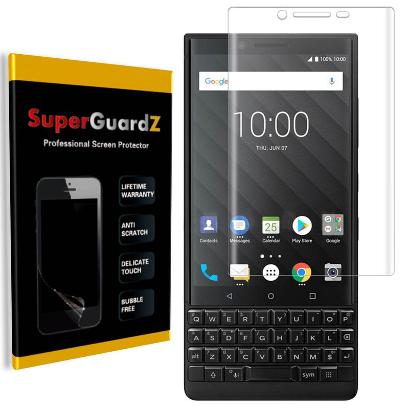 2X Superguardz Clear Full Cover Screen Protector Guard Saver For Blackberry Key2