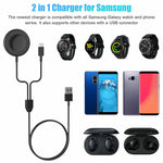 For Samsung Galaxy Watch3 Active 2 Wireless Charger Magnetic Dock Charging Cable