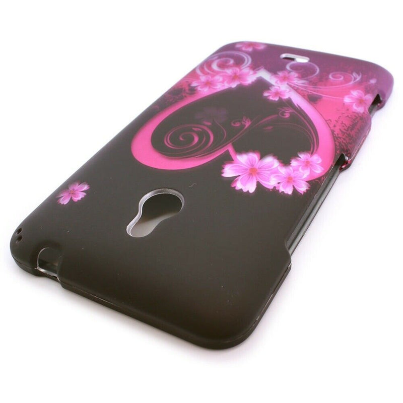 Coveron For Nokia Lumia 1320 Case Hard Slim Phone Cover Purple Love Design