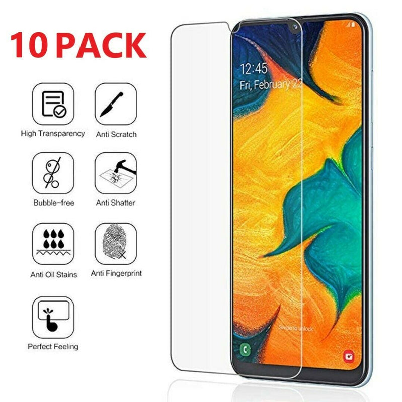 10 Pack Tempered Glass Clear Hd Screen Protector For Samsung Galaxy A10E A10E