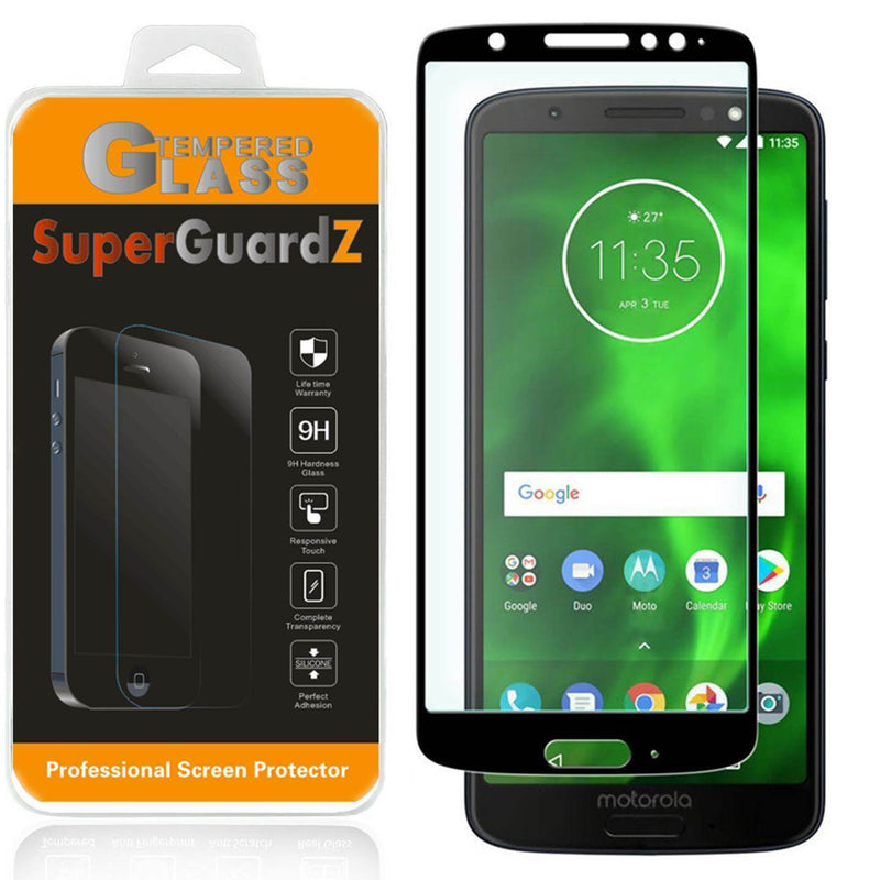 Motorola Moto G6 Plus Superguardz Full Cover Tempered Glass Screen Protector