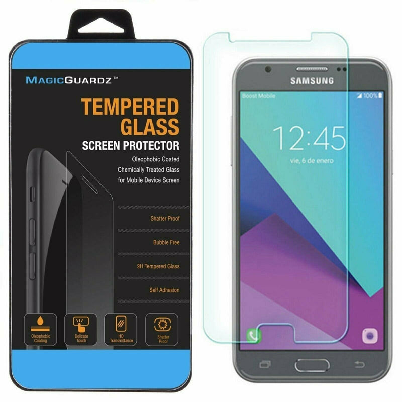 Premium Tempered Glass Screen Protector For Samsung Galaxy J3 Prime Metropcs