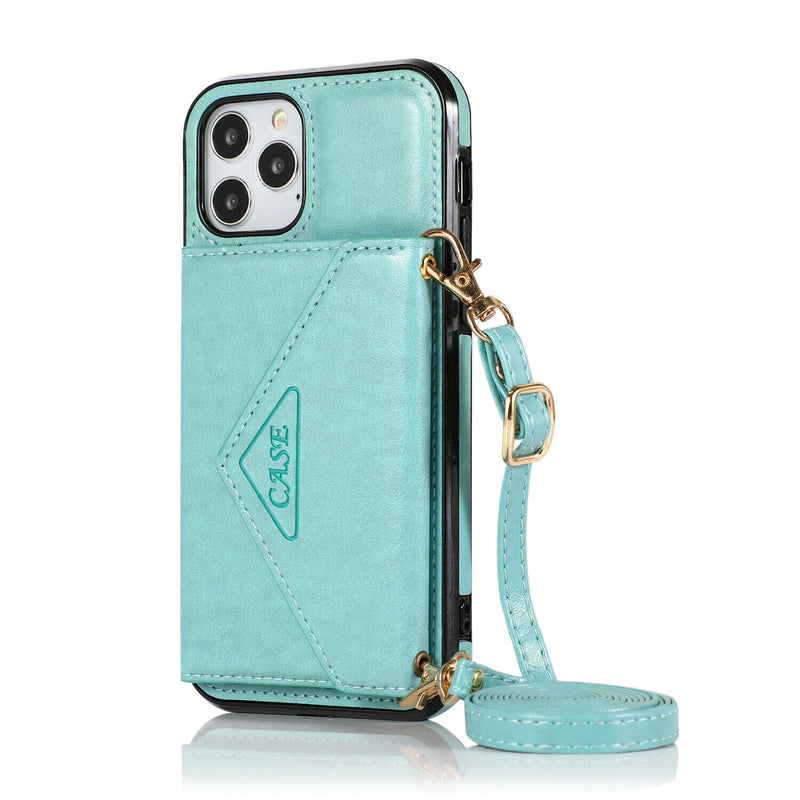 For Samsung Galaxy A52 5G Elegant Wallet Case Id Money Holder Case Cover Teal