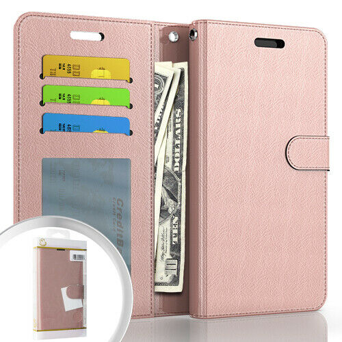 Pkg For Samsung A22 5G Wallet Pouch 3 Rose Gold