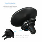 Car Wireless Charger Magnetic Holder Charging Cell Phone Dash Mount For Samsung