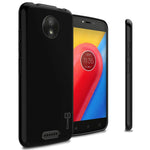 Soft Flexible Rubber Tpu Gel Cover For Motorola Moto C Phone Case Black