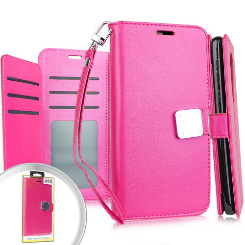 For Samsung A01 Deluxe Wallet W Blister Hot Pink