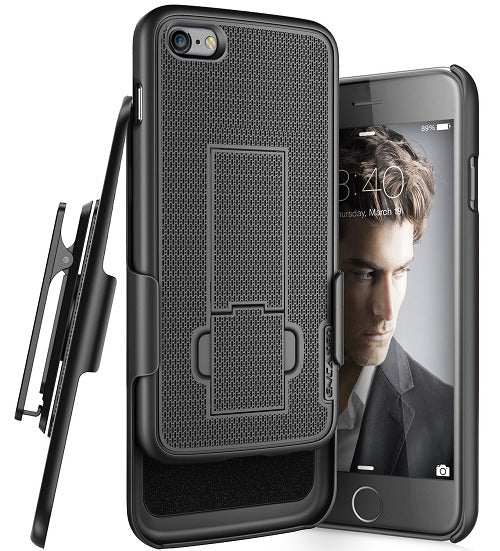 Iphone 6 Plus Belt Clip Case Duraclip Secure Fit Holster W Slim Cover Black