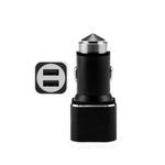 2 1A Aluminum Metal Hammer 2 Port Usb Car Charger For Samsung Htc Lg Iphone