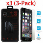 3 Pack Premium Real Tempered Glass Screen Protector For Apple Iphone 7