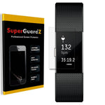 2 Pack Superguardz Clear Full Cover Screen Protector Film For Fitbit Charge 2