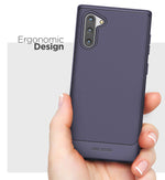 For Samsung Galaxy Note 10 Thin Case Slim Flexible Grip Phone Cover Purple