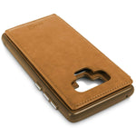 Brown Wallet Case For Samsung Galaxy Note 9 Phone Cover With Card Slots