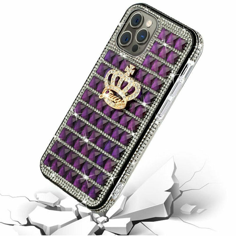For Apple Iphone 11 Pro Max Xi6 5 Trendy Fashion Case Cover Crown On Purple