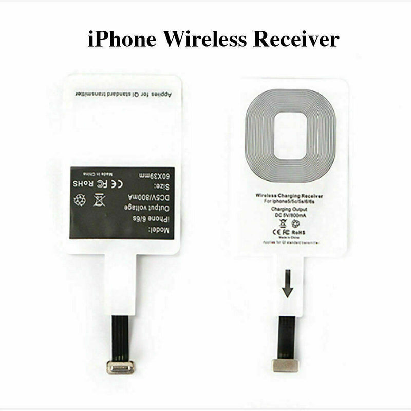 Qi Wireless Charger Receiver Charging For Iphone 7 Plus 7 6S 6 Plus 5S 5 Se 5C