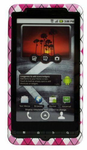 Body Glove Snap On Slim Profile Pocket Case For Motorola Droid X2 Stripe Pink