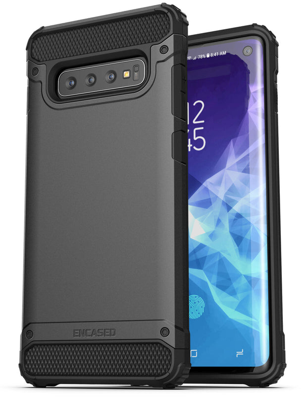 For Samsung Galaxy S10 Heavy Duty Case Military Grade Rugged Cover Black