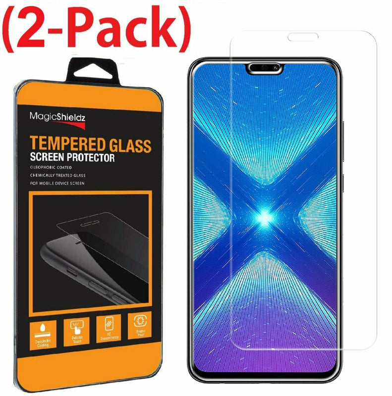 2 Pack Magicshieldz Tempered Glass Screen Protector Saver For Huawei Honor 8X