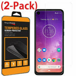 2 Pack Tempered Glass Screen Protector For Motorola Moto One Action One Vision
