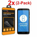 2 Pack Tempered Glass Screen Protector For Motorola Moto E6