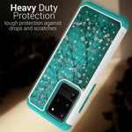 Cherry Blossom Rhinestone Bling Cover Phone Case For Samsung Galaxy S20 Ultra