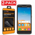2 Pack Tempered Glass Screen Protector For Alcatel Tetra 6753B 5041C