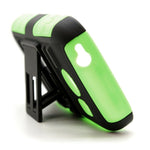 Belt Holster Case Neon Green Black Tough Cover For Samsung Galaxy Ace Style