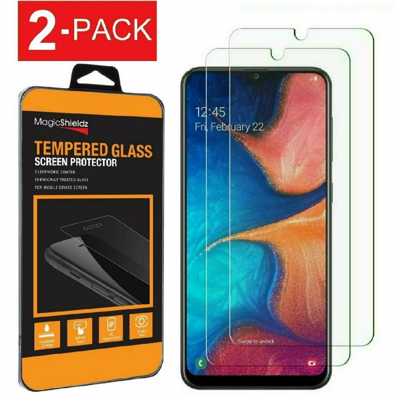 2 Pack Magicshieldz For Samsung Galaxy A02S Tempered Glass Screen Protector