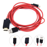 Mhl Micro Usb To Hdmi Cable 1080P Hdtv Lead For Htc Sensation Flyer