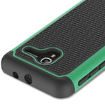 For Alcatel Tru Stellar Pop 3 5 Case Teal Rugged Skin Phone Cover