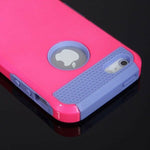 Hot Pink Hybrid Matte Hard Case For Apple Iphone 5 5S