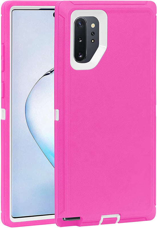 For Samsung Galaxy Note10 Plus Case Hybrid Shockproof Defender Armor Cover Pink