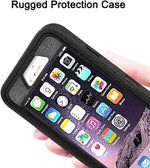 Black Hybrid Shockproof Armor Hard Phone Case Cover For Apple Iphone 8