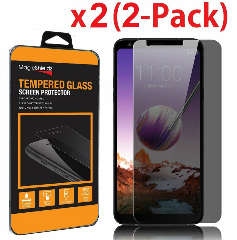 2 Pack Anti Spy Privacy Screen Protector Tempered Glass For Lg Stylo 5 5 Plus