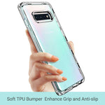 Ulak Galaxy S10 Plus Case Slim Fit Transparent Heavy Duty Shockproof Clear
