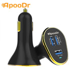 Apoodr 6 3A 3 Usb Port Quick Charge Car Charger For Iphone Android Samsung