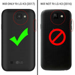 For Lg K3 2017 Case Teal Gray Rugged Skin Shockproof Hard Phone Cover