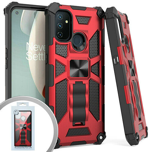 Pkg Oneplus Nord N100 Tactical Stand Red