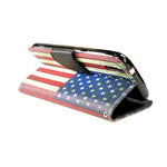 Card Wallet Case For Htc Desire Eye Card Folio Cover Lcd Protector Usa Flag