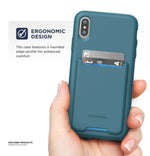 Iphone Xs Max Wallet Case Cover Credit Card And Id Holder Phantom Blue