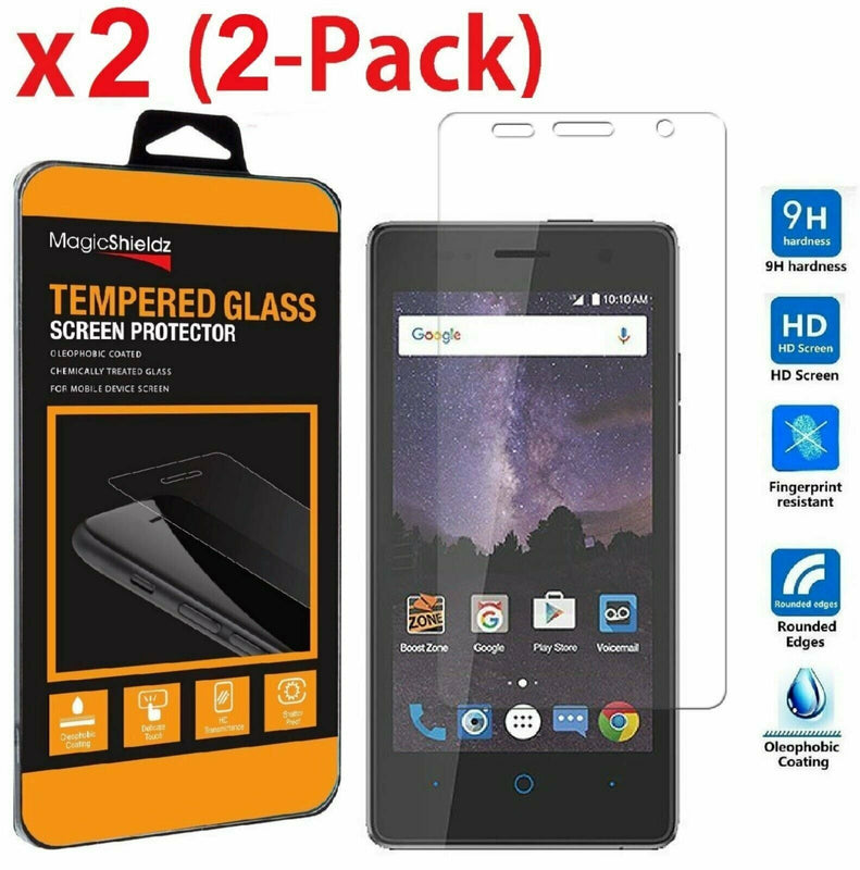 2 Pack Tempered Glass Screen Protector For Zte Majesty Pro Lte Z798Bl Z799Vl