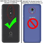 Hd Clear With Black Border 9H Tempered Glass For Alcatel Onyx 1X 2019