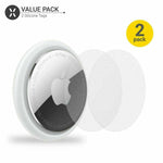 2 Pack Protective Film Cover For Apple Airtag Tracker Perfect Screen Protector